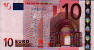 €10 Tedeschi di Trichet (2002): Fronte