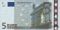 €5 Tedeschi di Duisenberg (2002): Fronte