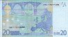 €20 Italiani di Draghi (2002): Retro