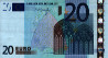 €20 Italiani di Draghi (2002): Fronte