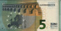 €5 Italiani di Draghi (2013): Retro