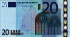 €20 Sloveni di Draghi (2002): Fronte