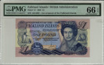 Isole Falkland £1 (1-10-1984): Fronte