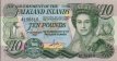 Isole Falkland £10 (1-9-1986): Fronte