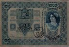 Fiume's 1,000 Kronen ND(1920): Front