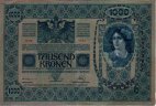 Fiume's 1,000 Kronen ND(1920): Reverse