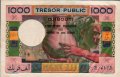 1.000 Franchi dell'Afars e Issas ND(1974): Retro