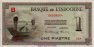 1 Piastra Indocinese Francese ND(1945): Fronte