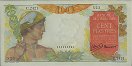 100 Piastre Indocinesi Francesi ND(1949-54): Fronte