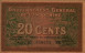 20 Centesimi Indocinesi Francesi ND(1939): Fronte