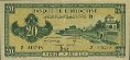 20 Piastre Indocinesi Francesi ND(1942-45): Fronte