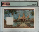 100 Piastre Indocinesi Francesi/100 Riels ND(1954): Retro
