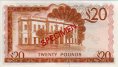 £20 di Gibilterra (1975): Reverse