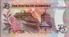 £5 di Guernsey ND(1996): Retro