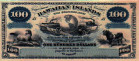 $100 delle Hawaii ND(1879): Fronte