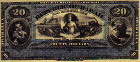 $20 delle Hawaii (1895/ND[1897]): Fronte