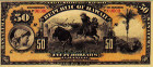 $50 delle Hawaii (1895/ND[1899]): Fronte