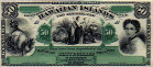 $50 delle Hawaii ND(1879): Fronte
