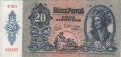 20 Pengő Ungheresi (15-1-1941): Fronte