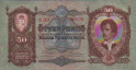 50 Pengő Ungheresi (1-10-1932): Fronte