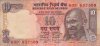 10 Rupie Indiane ND(1996): Fronte