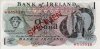 £1 Specimen della Banca d'Irlanda ND(1978): Fronte