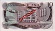 £10 Specimen della Banca d'Irlanda ND(1978): Retro