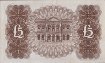 £5 della Banca Provinciale d'Irlanda Limited (5-1-1968): Retro