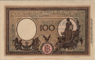 Italian Social Republic's 100 Lire (8-10-1943): Reverse