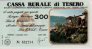 Amici del Presepe - Sez. ENAL - Tesero 300 Lire (1-12-1977): Front