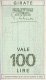 Unione Commercianti Provincia di Varese 100 Lire (3-8-1977): Reverse