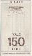 Unione Commercianti Provincia di Varese 150 Lire (1-10-1976): Reverse