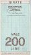 Unione Commercianti Provincia di Varese 200 Lire (3-8-1977): Reverse