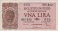 Italian 1 Lira (23-11-1944): Front