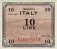 Italian 10 Lire (1943): Front