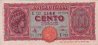 Italian 100 Lire (10-12-1944): Front