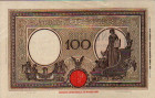 Italian 100 Lire (15-3-1943): Reverse