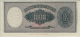 Italian 1,000 Lire (20-3-1947): Reverse