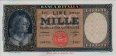 Italian 1,000 Lire (25-9-1961): Front