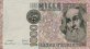 Italian 1,000 Lire (16-3-1982): Front