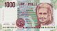 Italian 1,000 Lire (24-10-1990): Front