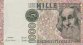 Italian 1,000 Lire (14-3-1984): Front