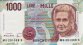 Italian 1,000 Lire (21-7-1998): Front