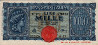 Italian 1,000 Lire (10-12-1944): Front