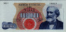 Italian 1,000 Lire (14-1-1964): Front