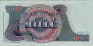Italian 1,000 Lire (25-7-1964): Reverse