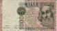 Italian 1,000 Lire (9-5-1991): Front