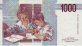 Italian 1,000 Lire (28-10-1999): Reverse