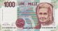 Italian 1,000 Lire (25-7-2001): Front