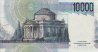 Italian 10,000 Lire (16-10-1995): Reverse